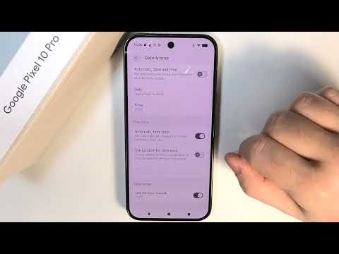 Google Pixel 10 Pro - How to Change 12/24 Hours Format