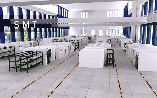 智慧工厂3d演示动画#生产线动画演示#工厂三维动画