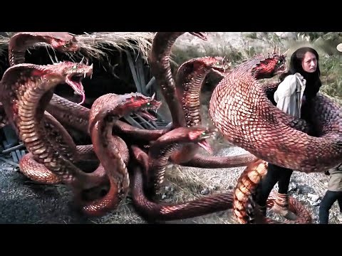 😱🐍💔The mutant hydra coiled around the woman! | Variation Hydra | YOUKU MONSTER MOVIE