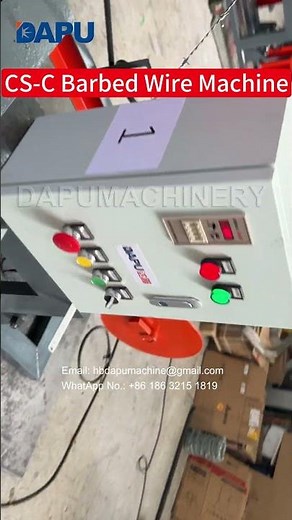 CS-C Barbed Wire Machine