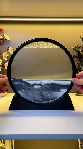 Black desert in the water#tiktok #foryou #uk #Decoration #quicksand painting