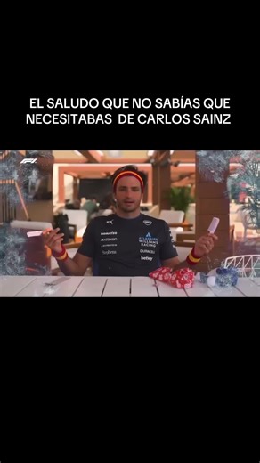 Te dejamos un saludo navideño de Carlos Sainz Jr 🏁 ! Que no sabías que necesitabas hasta hoy.. @Formula 1 @carlossainz55 #f1 #carlossainz #xmas #parati #fyp