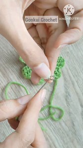 191K views · 3.7K reactions |  Crochet 4 Leaf Clover Keychain Full video tutorial on YouTube Gonkui Crochet or on Facebook page step by step #fbreels #reels #crochet #gonkuicrochet | Gonkui Crochet & Chapa crochet craft | Facebook