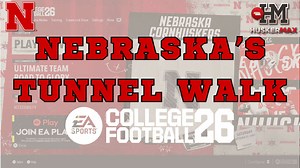 Nebraska Football Tunnel Walk in EA Sports College Football 26