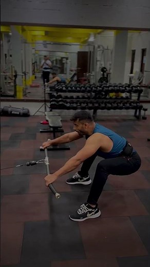 Full Body Burn: Low Cable Squat to Row Tutorial 🔥#moresfitness