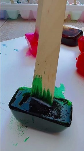 How To Make Ice Cube Painting DIY Activities for Kids #toddleractivities #sensoryplay