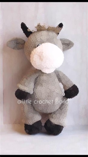 Easy Crochet Cow 🐮 | Beginner Friendly Amigurumi Tutorial | Cute Handmade Toy #crochettoys #kawaii