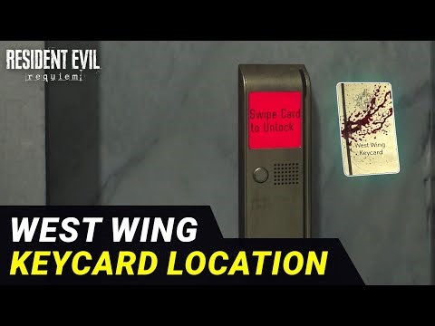 West Wing Card Reader Keycard Key Location Resident Evil Requiem 9