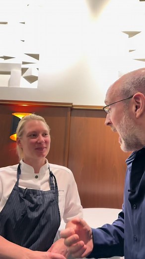 ⭐️⭐️ Michelin star Nordic cuisine at Aquavit in New York City with chef Emma Bengtsson #foodie #foodtiktok #foodreview #cooking #chef #restaurantreview #highspeeddining #aquavit