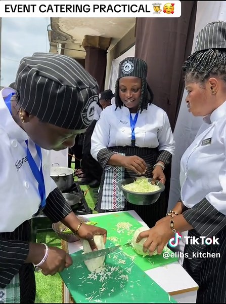 Catering Practical Test at Elib's Kitchen Culinary School