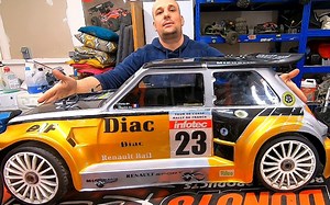 超巨大！1/5比例RC遥控车/MCD XR5 雷诺R5 Turbo 仿真拉力赛车