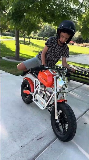 Riding Test: HYPER GOGO S9 Plus Electric Motorbike for Kids | Engine Sound & Fuel Tank Storage