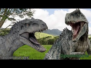 Indominus rex vs Giganotosaurus