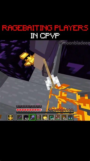 Ragebaiting players in crystal pvp #minecrafttroll