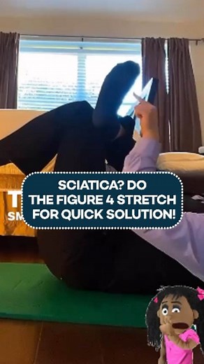 139K views · 1.4K reactions | Sciatica? Do the figure 4 stretch for...