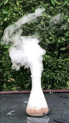 Hydrogen peroxide and Potassium Permanganate