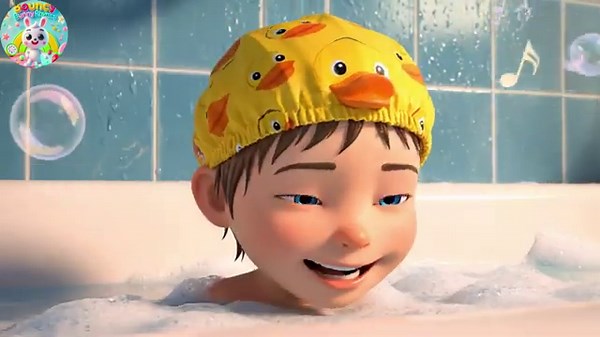 Bain moussant, rire, éclabousser, éclabousser, éclabousser | Chanson pour enfants