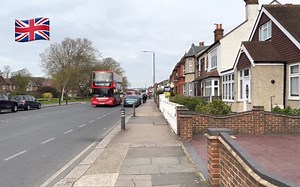 【超清】4月漫步游英国伦敦东南部贝克斯利区｜从贝克斯利希斯(Bexleyheath)到威灵(Welling) 拍摄日期：2023.4