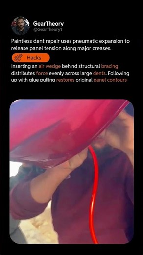 LESSON ON PAINTLESS TRUNK DENT PULLING