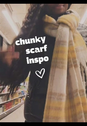 Back to Campus Style: Chunky Scarf Essentials