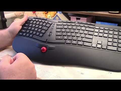 LIZRROT Ergonomic Wireless Keyboard & Trackball Mouse Combo Review
