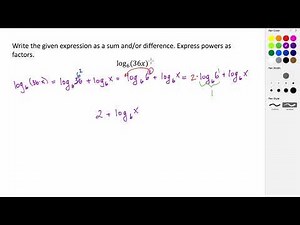 Evaluating and Simplifying Logarithmic Expressions