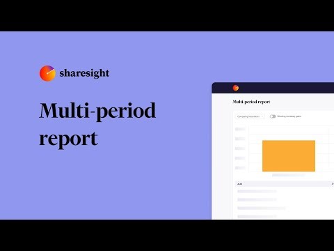 Sharesight - Multi-period report