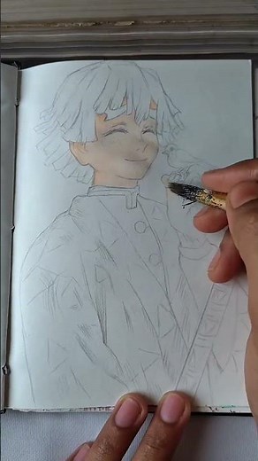 Zenitsu Agatsuma Drawing ⚡ | Demon Slayer Speed Drawing | Anime Art #zenitsu #demonslayer #animeart