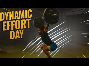 DYNAMIC EFFORT DAY: How athlete built Power & Speed