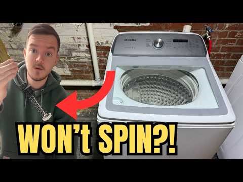 Samsung Washer Won’t Spin? EASY Fix (Suspension Rod Replacement)