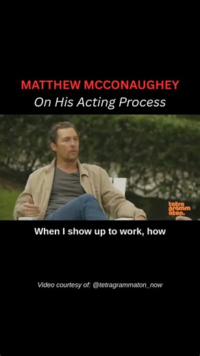 Les Chantery Studio on Instagram: "Matthew McConaughey comes to set very well prepared so he can be truly spontaneous. He arrives with the work ready to go, then uses his first take to go really over the top and make a big bold choice. That first burst clears the fear, gets the obvious impulses out of his system, expands the possibilities, and then he lets the work settle in. The next takes are cleaner, sharper, and still alive. In The Dangerous Actor I share a tool called “The F*ck-It Take”. It