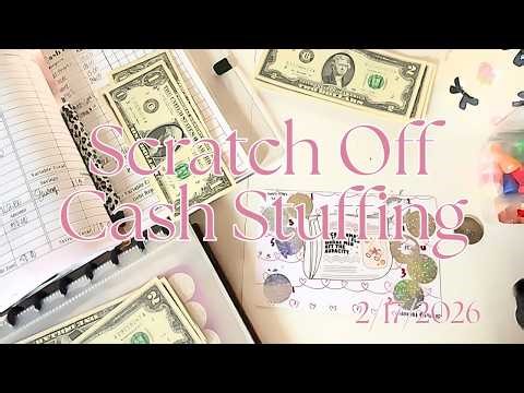 I Let a Scratch Offs Decide How Much I Saved 💰 | Cash Stuffing Savings Challenges