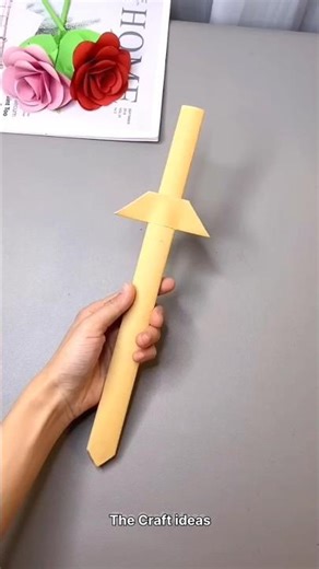How to make SWORD with paper se Talwar Kaise banaen | पेपर से तलवार कैसे बनाएं easy knife making
