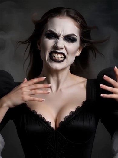 Princess Turns into Dracula 😡😈👹 #dracula #transformation #ai #princess #horror