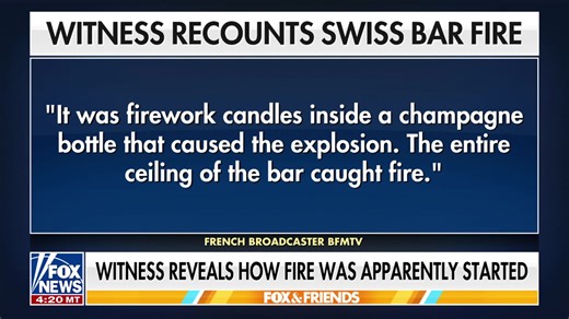 🚨 Witnesses describe panic inside the Le Constellation bar after a massive fire broke out on New Year’s. At least 40 people are dead, and more than 100 are injured. | Fox & Friends