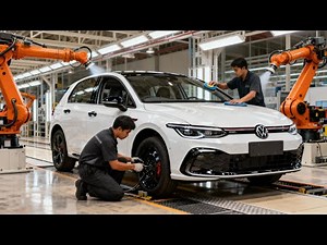 Inside the Volkswagen Golf 8 Factory | How Raw Steel Becomes Germany’s Best-Selling Hatchback