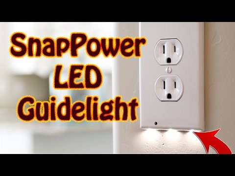 DIY How To Install SnapPower LED Guidelight Outlet Cover