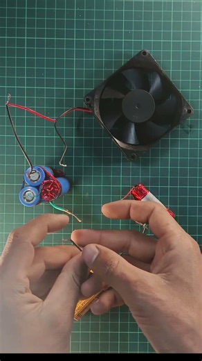 DIY 3.7V Battery Testing Using Computer Cooling Fan