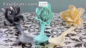 76K views · 609 reactions | Plastic Spoon Roses DIY Credits: FaveCrafts | DIY Videos | Facebook