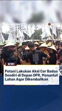 Aksi Cor Badan Jadi Simbol Perlawanan Petani atas Sengketa Lahan