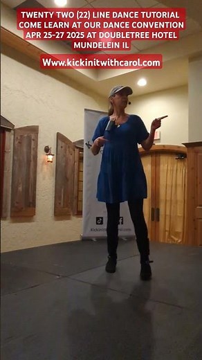 TWENTY TWO (22) BEGINNERS LINE DANCE TUTORIAL LESSON