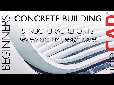Concrete Building Reports in ideCAD Structural – Slabs, Beams, Columns & More