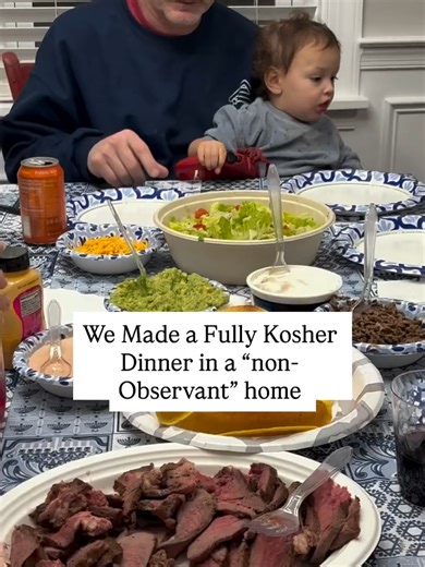 Making a Fully Kosher Dinner at Home
