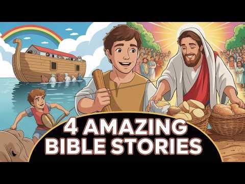 4 AMAZING Animated Bible Stories
