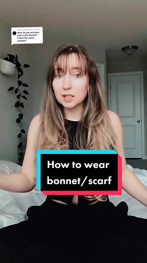 Silk Hair Bonnet Tutorial for Curly Hair