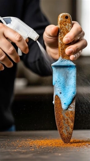 instant rust cleaning spray #Rust #spray #satisfying #restoration