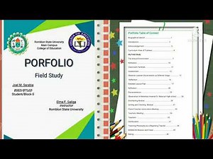 My Porfolio ( Field Study)