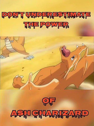 Ash Charizard vs Iris dragonite Don't underestimate the power of Ash Charizard