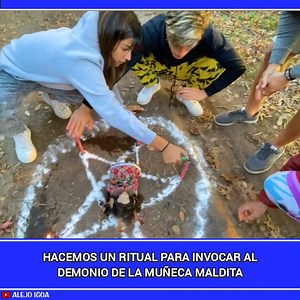 1.2M views · 10K reactions | Hacemos un ritual para invocar al demonio de la muñeca maldita | Alejo igoa TV | Facebook