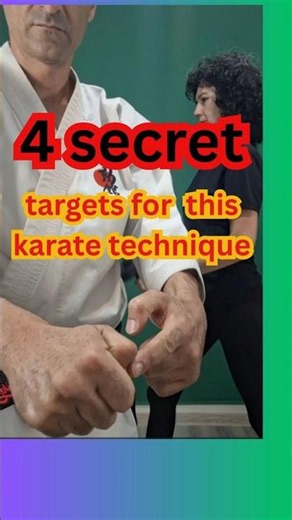 Targets for This Karate Technique #karate #karatetraining